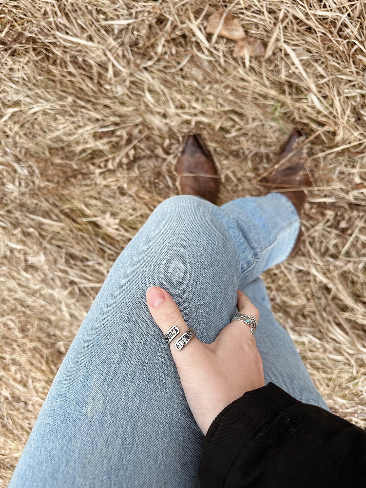 FEATHER TURQUOISE RING