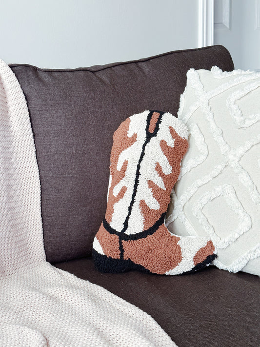 COWBOY BOOT PILLOW