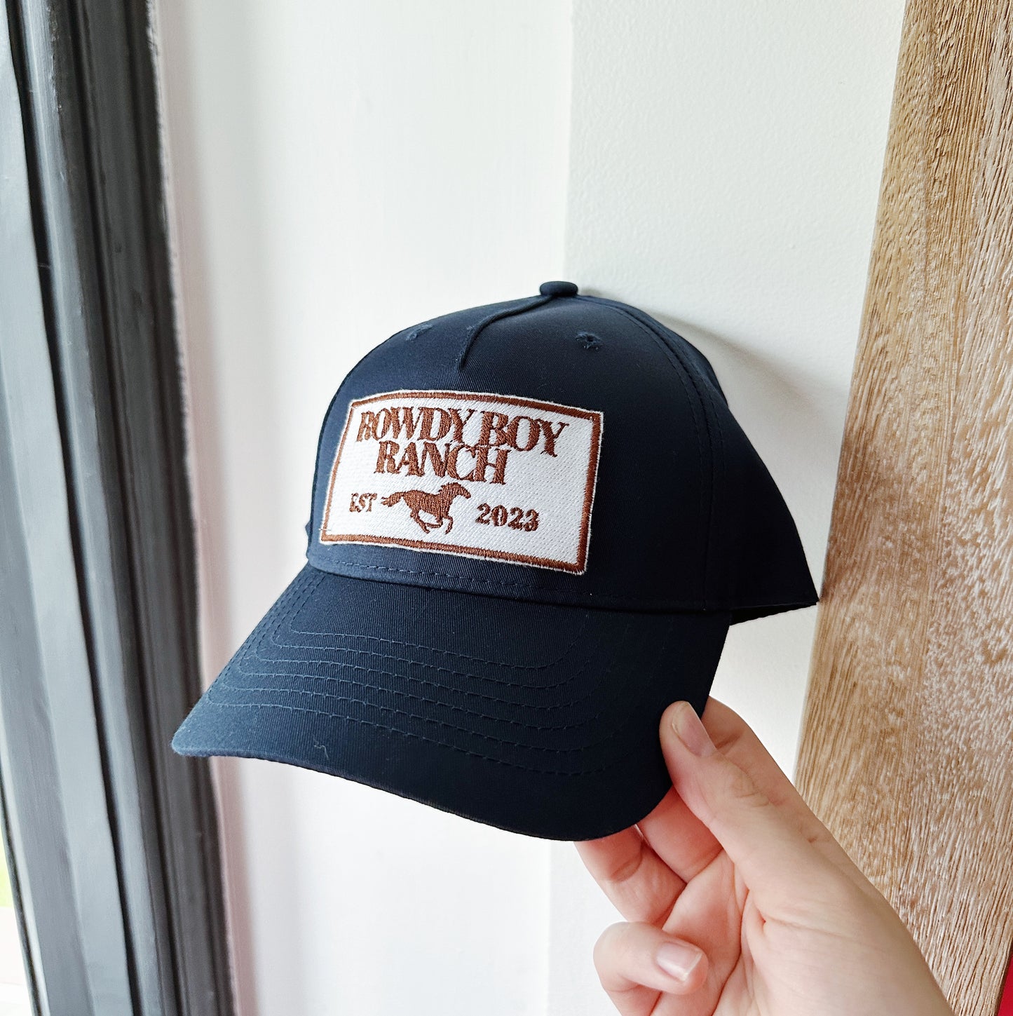 ROWDY BOY HAT (NAVY)